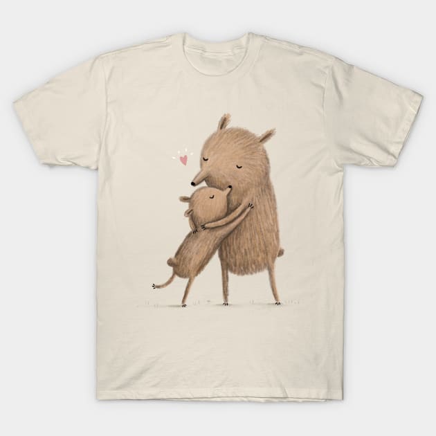 Bear Hug T-Shirt by Sophie Corrigan